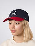 Бейсболка 47 BRAND арт. B-RGWTT01GWS-HM Atlanta Braves MLB (темно-синий / красный)
